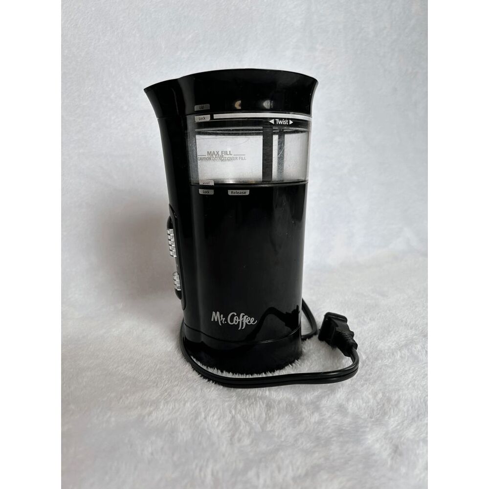 Mr. Coffee12 Cup Coffee Grinder, Works, Black